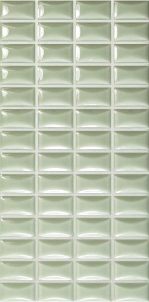 Wow 3D Bars Bevel Jade Gloss 12.5x25 ID 541978 - 1