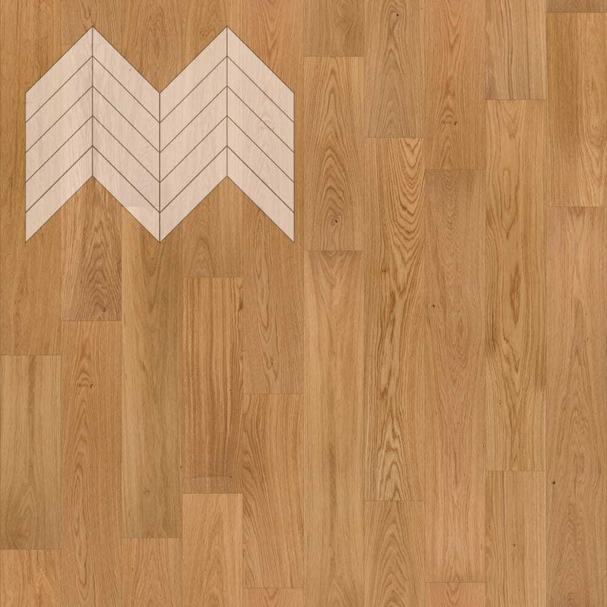 Напольные покрытия Паркетная доска Lab Arte Chevron Pro Дуб Рустик Кольт - 1