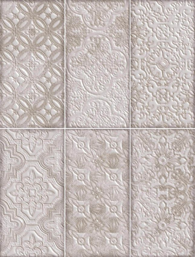 Bestile Dante Decor Light Grey 12x24 ID 379323 - 1