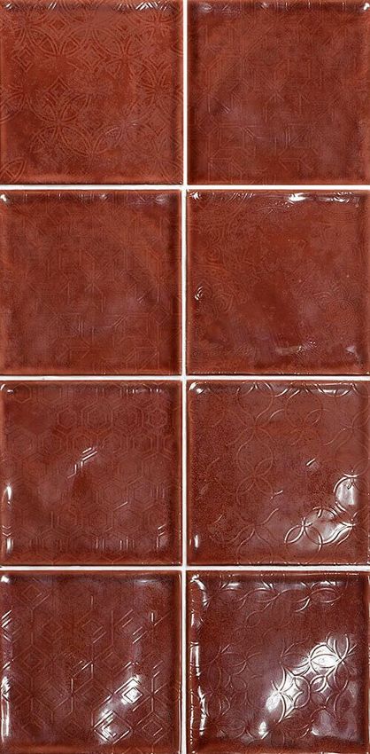 El Barco Glamour-Chic Decoro Chic Burdeos 15x15 ID 399686 - 1