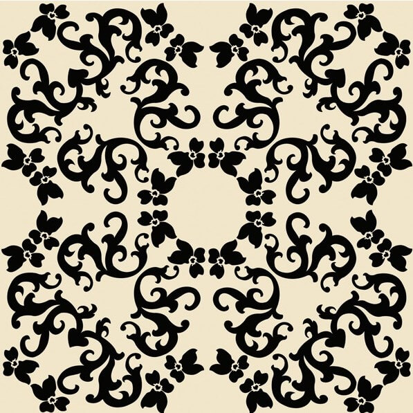 Bardelli Marcel Wanders Iris 2 Nero 20x20 ID 311068 - 1