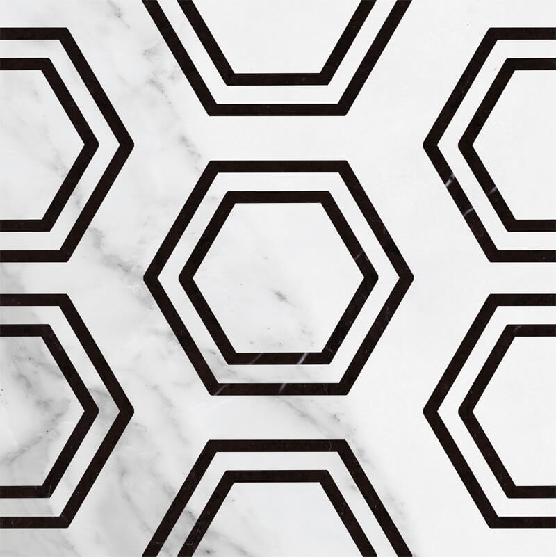 Monopole Ceramica Jonico Exa / Hexa 22.3x22.3 ID 379980 - 1