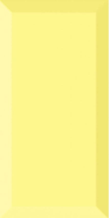 Absolut Keramika Monocolor Amarillo Biselado Brillo 10x20 ID 444292 - 1