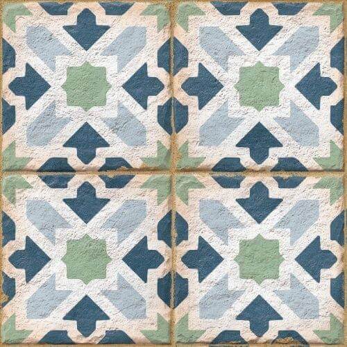 Ennface Pattern Morocco Cobalt 20x20 ID 544176 - 1