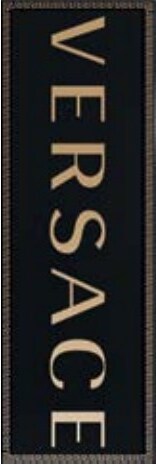 Versace Solid Gold Firma Black 20x60 ID 396295 - 1