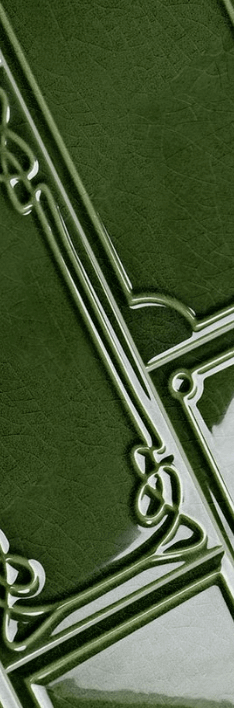 Etruria Art Deco Emerald green 12.5x25 ID 284828 - 1
