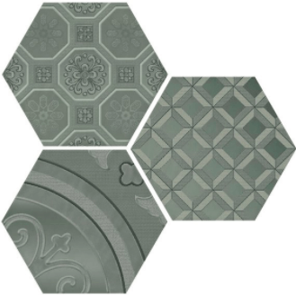 Cifre Vodevil Dec. Grey 17.5x17.5 ID 187366 - 1