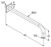 Кронштейн для верхнего душа Kludi A-Qa