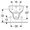 Биде подвесное Geberit Smyle Square