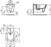 Биде подвесное Ideal Standard Connect Air - 7