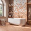 DNA Tiles Bow Off White Gloss 5.2x16 ID 552851