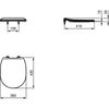 Унитаз с сиденьем SLIM Ideal Standard Connect - 6