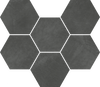 Petrol Mosaico Hexagon