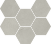 Silver Mosaico Hexagon