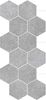 Декор Hexagon Melange Grey Mix 25.4x29.2