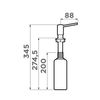 Дозатор для жидкого мыла Omoikiri OM-02 GB графит