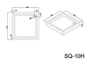 Душевой поддон Black&White Stellar Wind SQ-10H