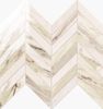 Мозаика Chevron Calacatta Beige Lapp. 24,7Х30