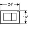 Кнопка смыва Geberit Delta 30