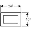 Кнопка смыва Geberit Sigma 30