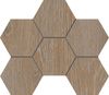 Rusty Beige Kw01 Hexagon 25x28.5 структур.