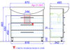 Тумба под раковину Aqwella Allegro 85