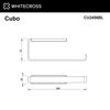 Полотенцедержатель Whitecross Cubo, чёрный мат