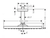 Верхний душ Hansgrohe Raindance E 300