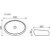 Раковина накладная Ceramica Nova Element Белый Глянцевый - 6