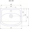 Раковина полувстраиваемая СанТа - 6