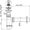 Сифон AlcaPlast - 7