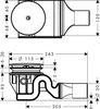 Сифон Hansgrohe Raindrain