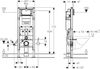 Система инсталляции для унитазов Geberit Duofix Sigma UP 320