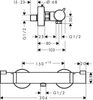 Смеситель для душа Hansgrohe Ecostat Comfort - 4