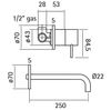 Смеситель для раковины Cisal Xion