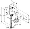 Смеситель для раковины Kludi Tercio