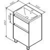 Тумба под раковину Am.Pm X-Joy 55 - 5
