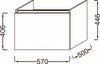 Тумба под раковину Jacob Delafon Parallel EB514-E10 - 4