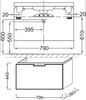 Тумба под раковину подвесная Jacob Delafon Reve EB1131-G1C - 4